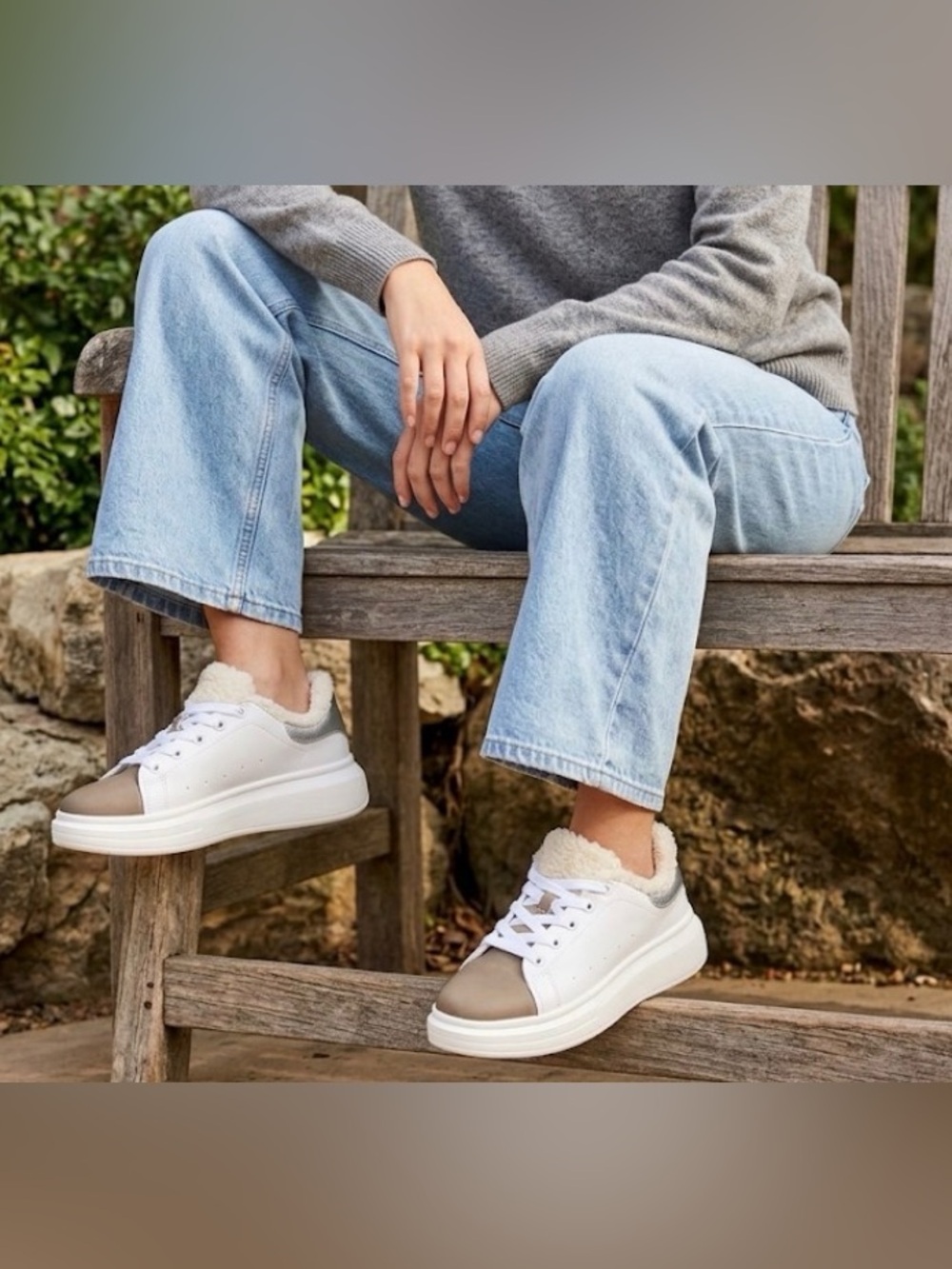 Arizona Jeans Sherpa Sneakers